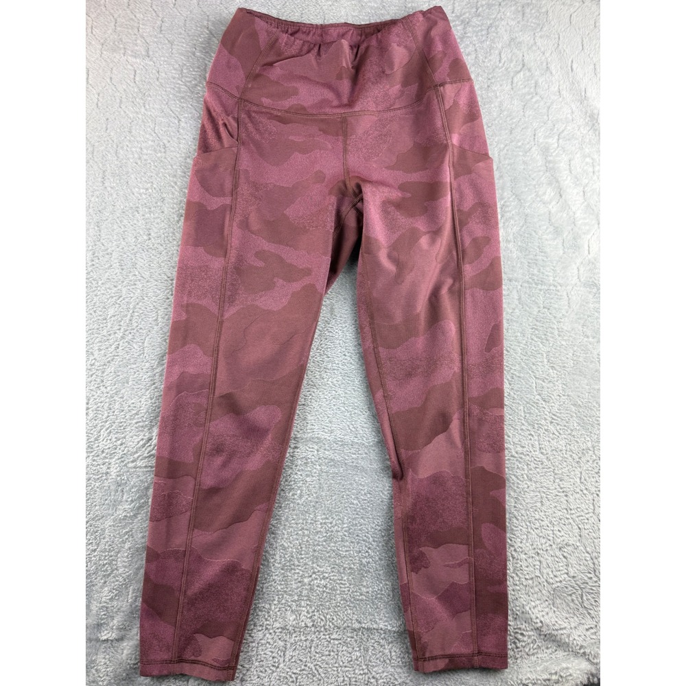 The North Face Womens Leggings Size‎ L Purple Camo Workout Activewear Pants